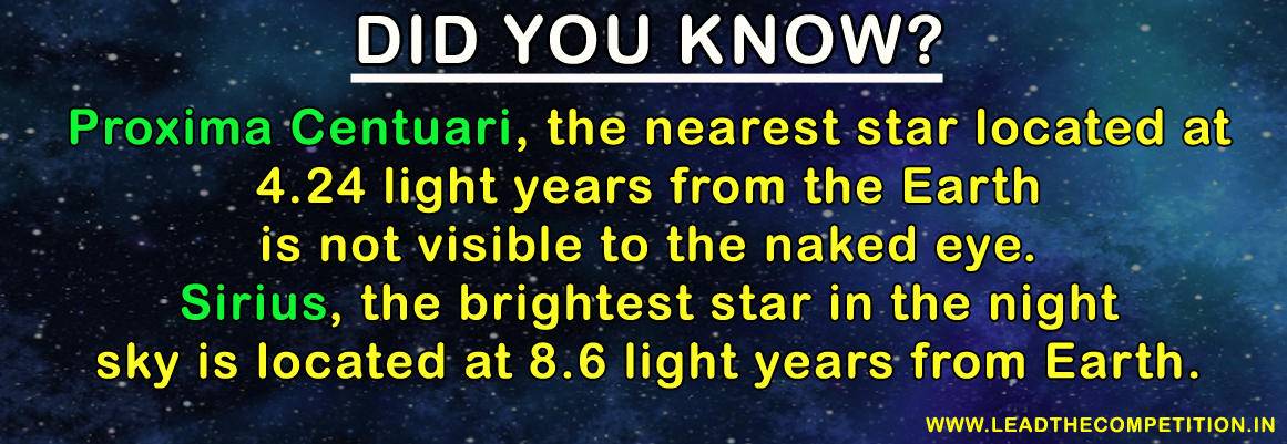How far are Proxima Centauri and Sirius from Earth?